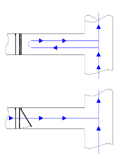 Klapa zwrotna z magnesem do okapu kuchennego Berger Ventilatoren fi 125 zd2