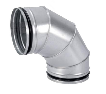 Kolano segmentowe z uszczelką Ø160mm kąt 90st