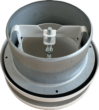 Anemostat nawiewno-wywiewny SVF 200 skandynawski, okrągły, regulowany