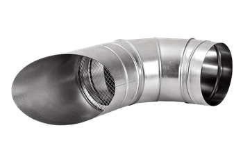 Wyrzutnia dachowa okrągła kolanowa Ø100mm