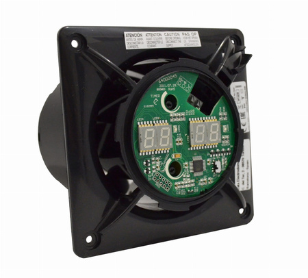 Inteligentny Wentylator łazienkowy CATA E120 GTH czarny LED czujnik wilgotności timer