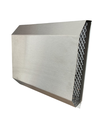 Czerpnia, wyrzutnia powietrza trapezowa fi 250 nierdzewna z okapnikiem