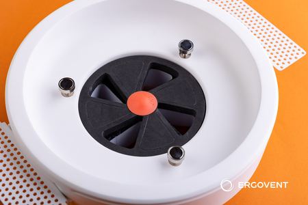 Bezramkowy Anemostat gipsowy nawiewno-wywiewny FI 100