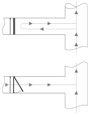 Klapa zwrotna z magnesem do okapu kuchennego Berger Ventilatoren fi 100