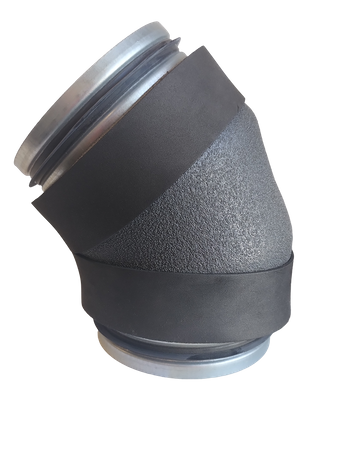 Reduct - Kolano izolowane Ø125mm kąt 45st