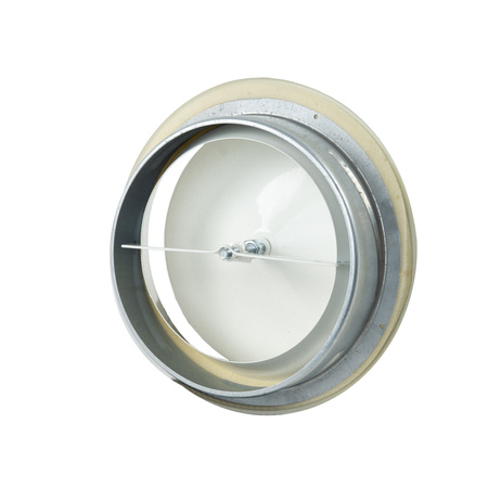 Anemostat nawiewny z ramką Ø 250 mm, biały-metal