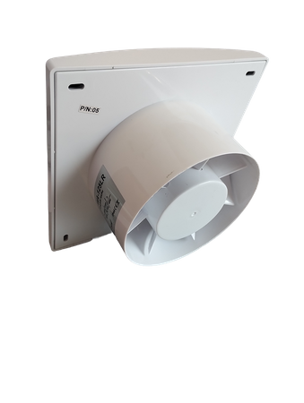 Wentylator łazienkowy, Berger Ventilatoren, cichy fi 125 z czujnikiem ruchu.