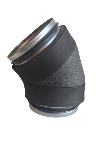 Reduct - Kolano izolowane Ø125mm kąt 45st