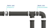 Reduct - Trójnik izolowany Ø200/200mm