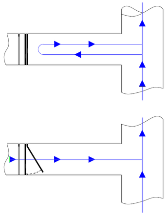 Klapa zwrotna z magnesem do okapu kuchennego Berger Ventilatoren fi 100