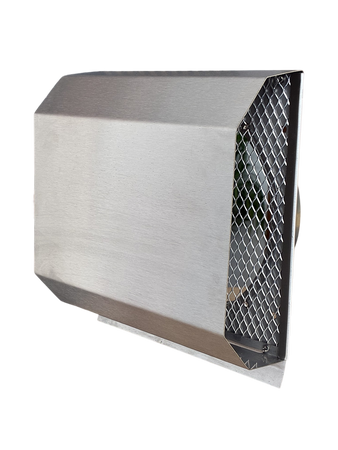 Czerpnia, wyrzutnia powietrza trapezowa fi 250 nierdzewna z okapnikiem