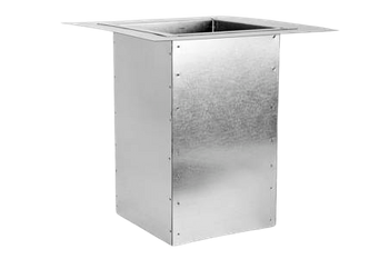 Cokół pod okrągłą podstawę dachową prosty Ø250mm