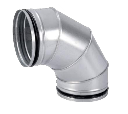 Kolano segmentowe z uszczelką Ø160mm kąt 45st