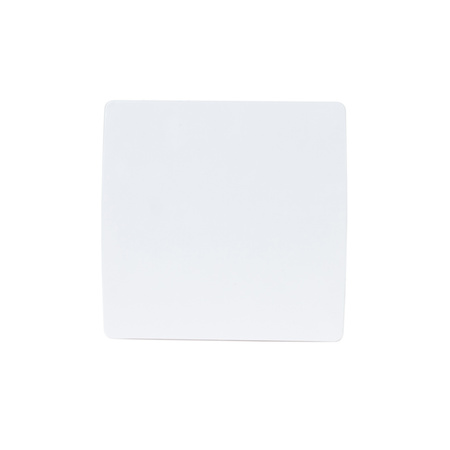 Wentylator łazienkowy Berger Ventilatoren, cichy fi 100 z  panelem przednim białym i klapą zwrotną.