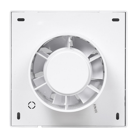 Wentylator łazienkowy Berger Ventilatoren WB-125R, fi 125 z przednim panelem, wersja z czujnikiem ruchu