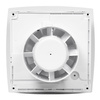 Wentylator łazienkowy Berger Ventilatoren WB-125W, fi 125 z przednim panelem, wersja z czujnikiem