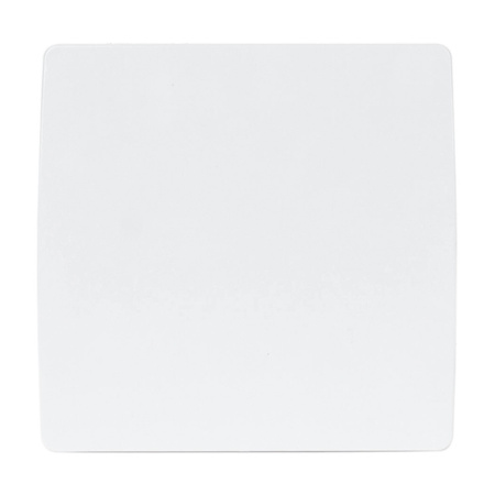 Wentylator łazienkowy Berger Ventilatoren cichy fi 125 z panelem przednim białym i klapą zwrotną.