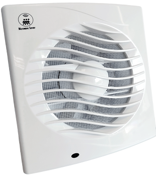 Wentylator łazienkowy Berger Ventilatoren, cichy fi 100 z czujnikiem ruchu