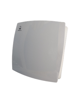 Wentylator łazienkowy Berger Ventilatoren, cichy fi 125 z czujnikiem ruchu i klapą zwrotną.