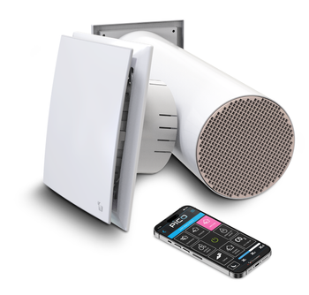 Rekuperator ścienny PICO PRO+60 z czujnikiem wilgotności i czujnikiem CO2 + WiFi 