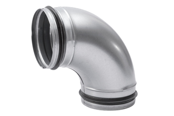 Kolano tłoczone z uszczelką Ø100mm kąt 90st